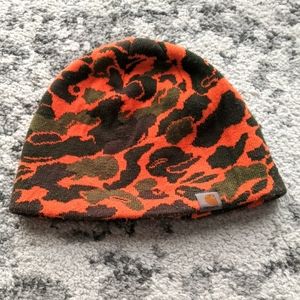 Carhartt Camo Beanie Skullcap Reversible